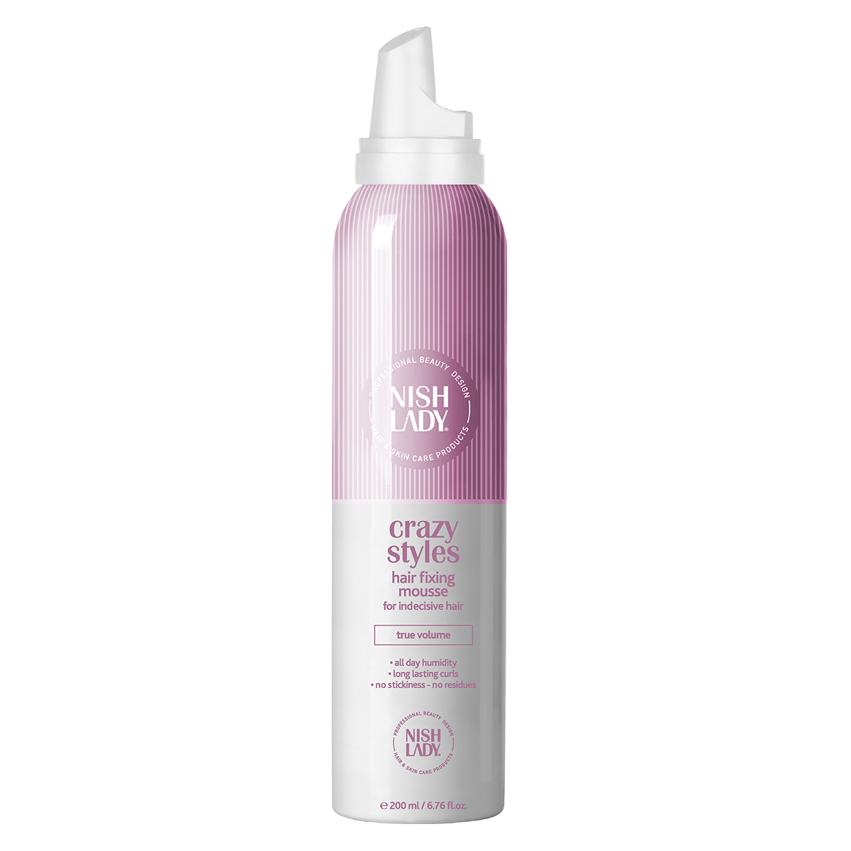 nishlady crazy styles pena za kosu – volumen, sjaj i fleksibilna fiksacija nishlady crazy styles pena za kosu – volumen, sjaj i fleksibilna fiksacija