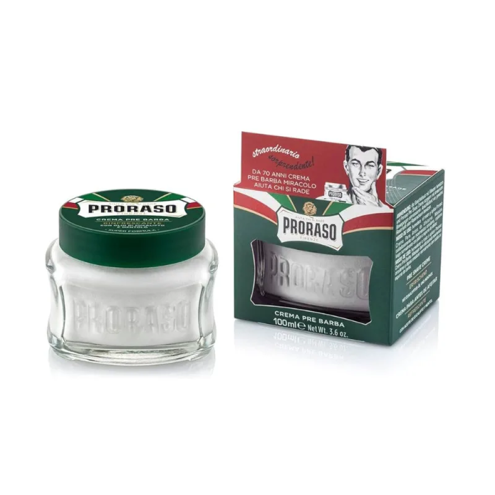Proraso krema za brijanje u posudi