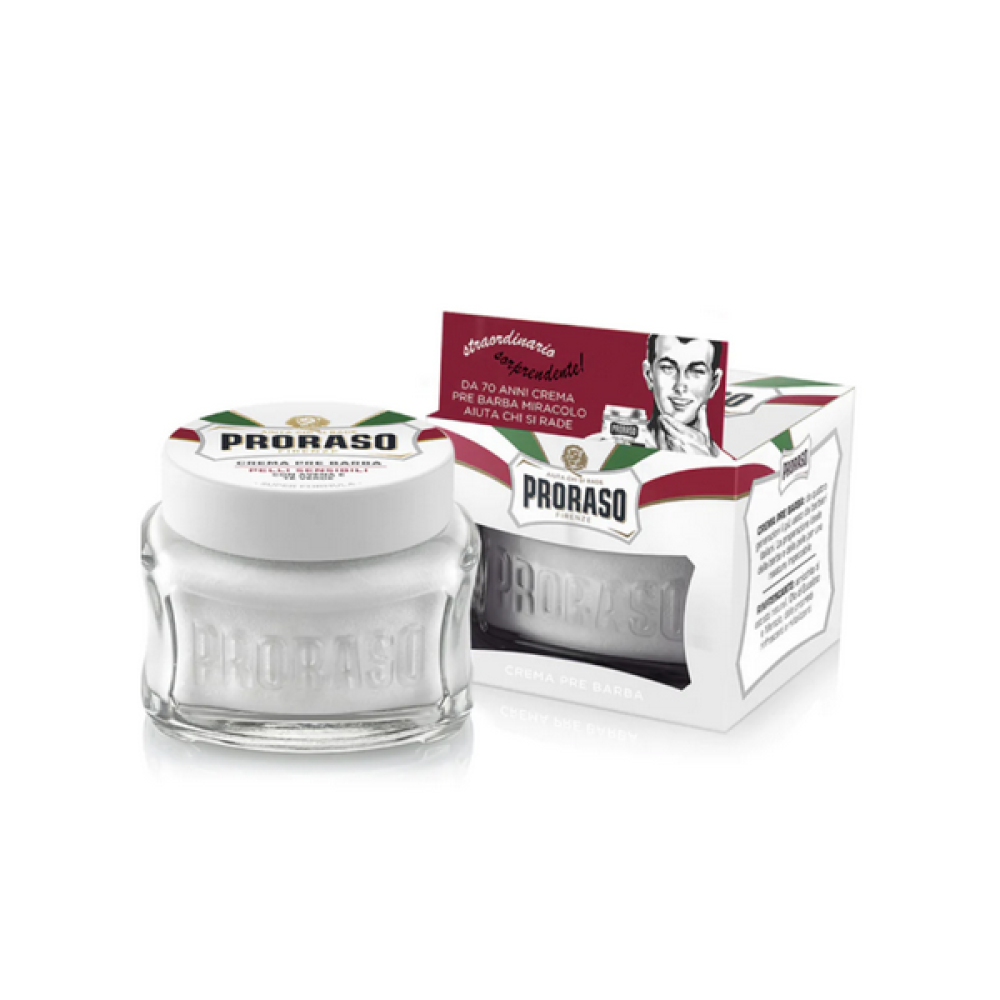 Proraso krema za brijanje u posudi