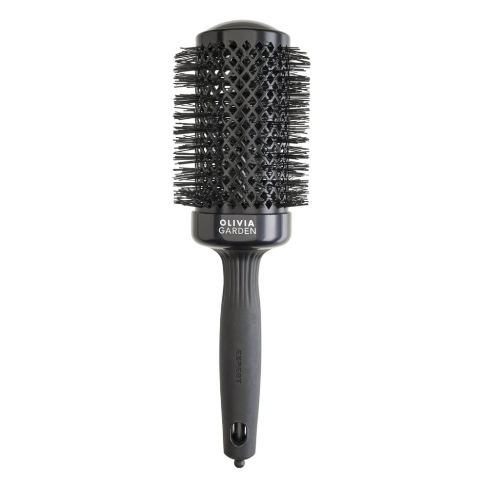 Olivia Garden Expert Blowout Shine Black – keramička četka za feniranje
