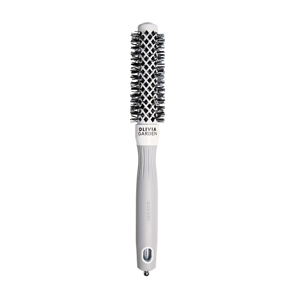 Olivia Garden Expert Blowout Shine White & Grey – četka za feniranje