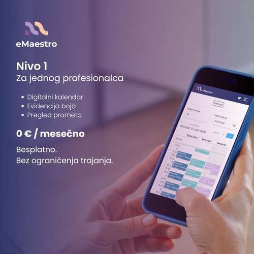 emaestro nivo 1 eMaestro Nivo 1 - za samostalne profesionalce