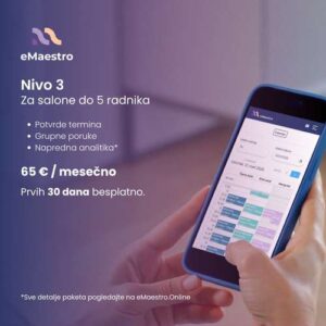eMaestro Nivo 3 - za salone do 5 članova tima